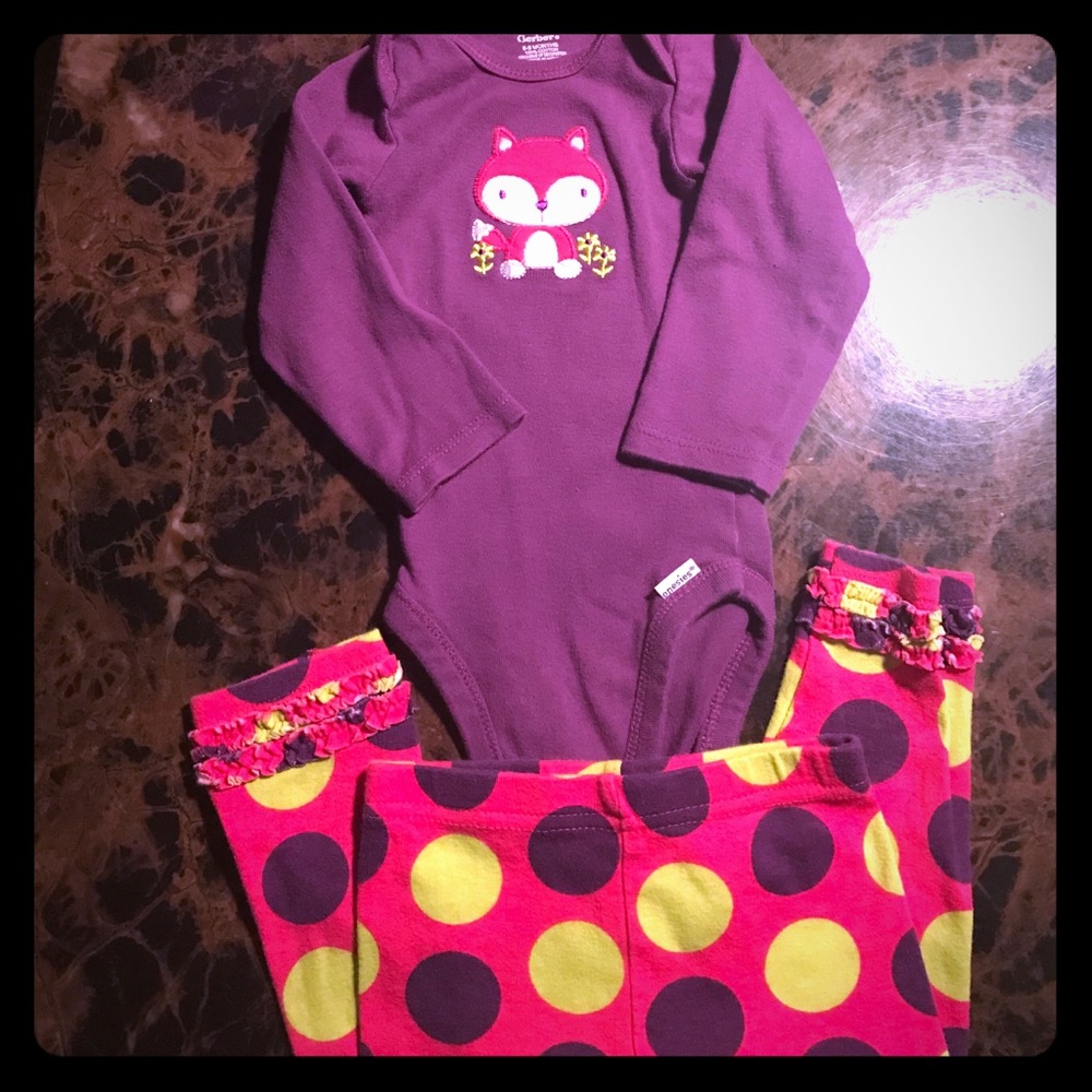 Gerber Baby Girl 3 Piece Outfit